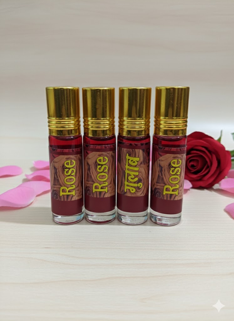 Gulab Itar Pack of 4 - Vrindavan