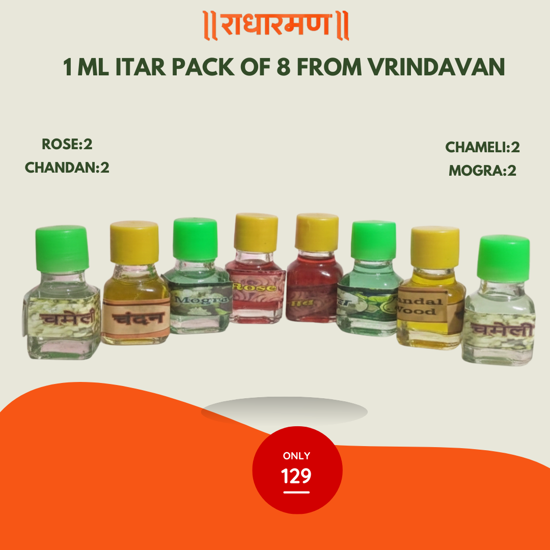 1 ML Itar Pack of 8 (From Vrindavan)