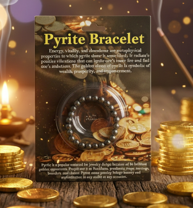 Pyrite Bracelet – The Stone of Wealth, Confidence & Prosperity