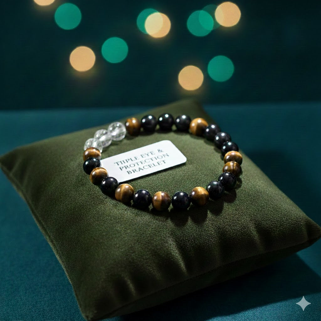 Triple Protection Bracelet – Strength • Focus • Shielding Energy